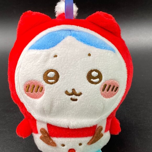 Chiikawa 7-11 Collab Reindeer Hachiware Plush Doll Christmas Ornament 2024 NWT - Picture 2 of 10